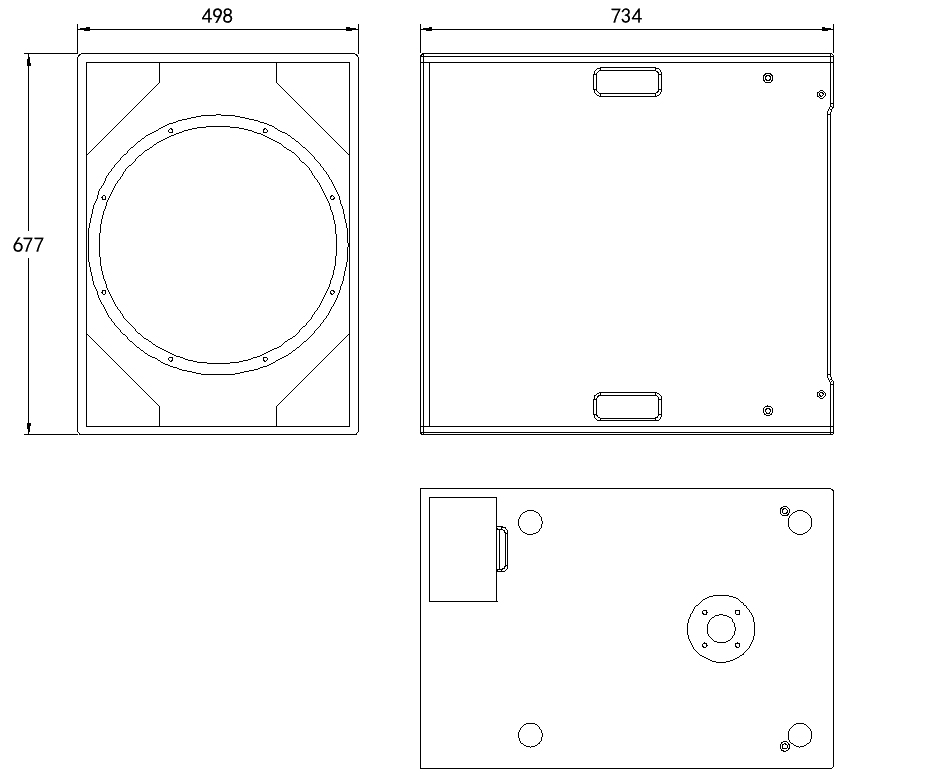 CS18 single 18inch powered column subwoofer