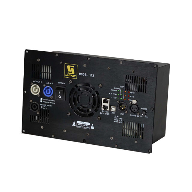 D3 1800W+900W+900W Class D 3CH DSP Amplifier Module for Active Speaker