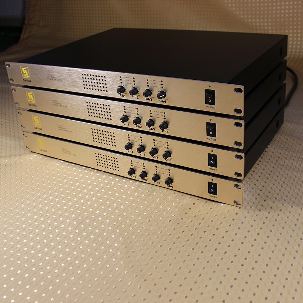  DA1004 4 Channels 1U Home Theater Systems Amplifier