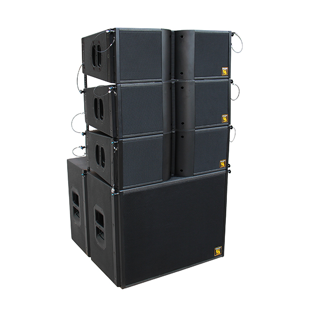 LA208 Dual 8 Inch Self Powered Line Array Speaker System 