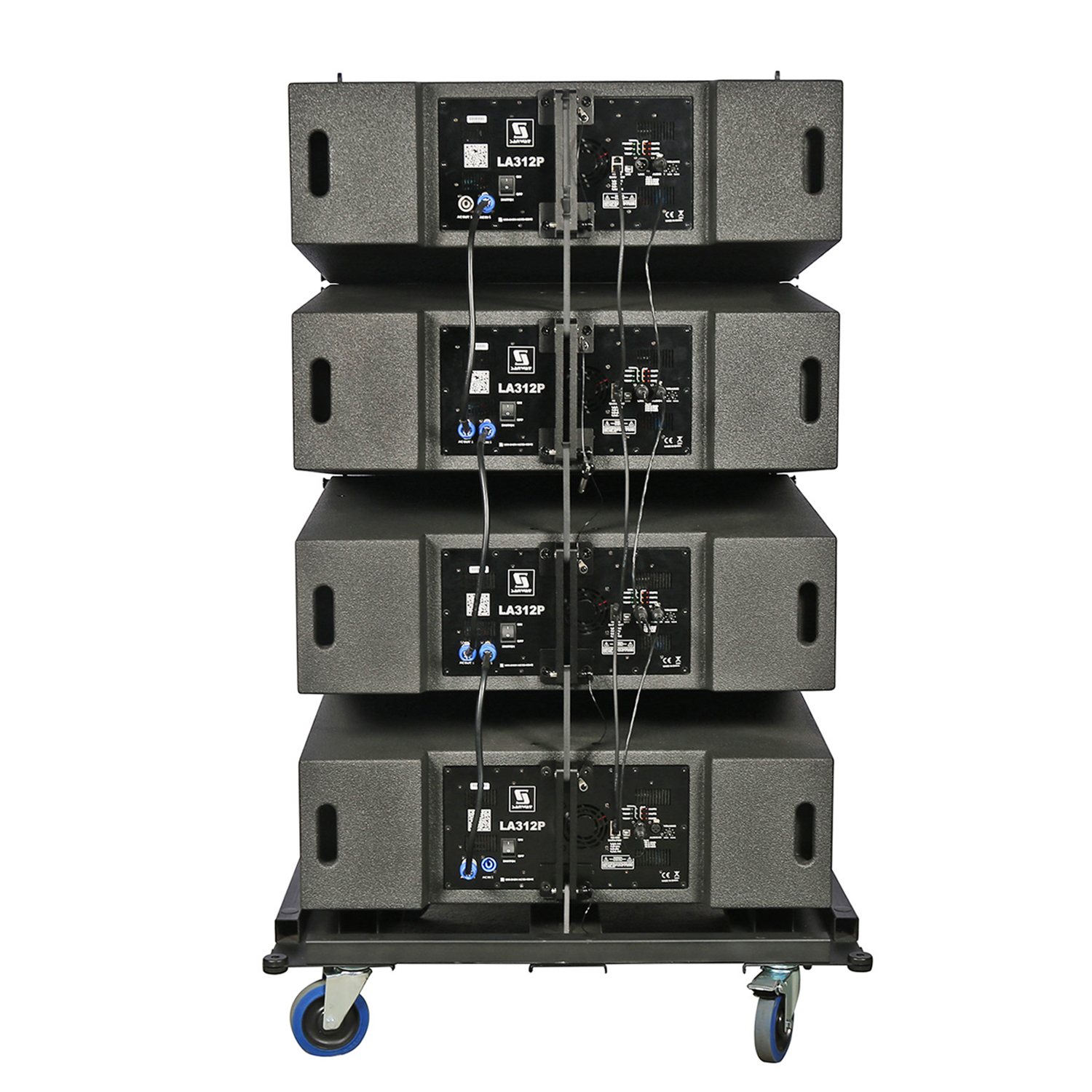 LA312P High Output Dual 12 Inch 3 Way Active Line Array